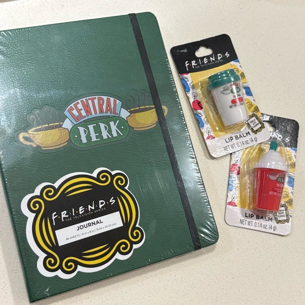 Friends Central Perk Journal and Lip Balm Set
